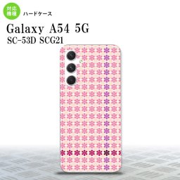 Galaxy A54 5G Galaxy A54 5G スマホケース 背面ケース ハードケース 花十時 キュート ピンク 2023年 5月発売 nk-a54-1351