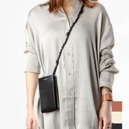 ジルサンダー JIL SANDER J07VL0002 P4841 ショルダーバッグ レディース バッグ  スマホショルダー タングル ネックポーチ  本革 レザー ロゴ フォンケース TANGLE カジュアル キレカジ ギフト プレゼント お祝い 斜め掛け 肩掛け お出かけ ミニバッグ 軽量 鞄 全5色