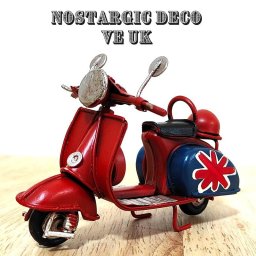 レトロ 置物 バイク かわいい レッド 小さい かっこいい アイアン アンティーク 可愛い ビンテージ オブジェ アメリカン 雑貨 インテリア 店舗 おもちゃ カフェ おしゃれ