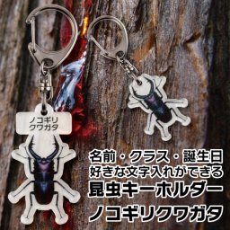 ゆうパケット発送 名入れ文字入れOK 昆虫キーホルダー ノコギリクワガタ 名入れ お酒 ギフト プレゼント 誕生日 結婚祝い 結婚記念日 出産祝い 還暦祝い 男性 女性 父の日 敬老の日 ＊他の商品はこちら→