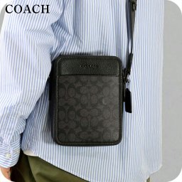コーチ ショルダーバッグ メンズ ブランド COACH CAT78 QBMI5 チャコール/ブラック