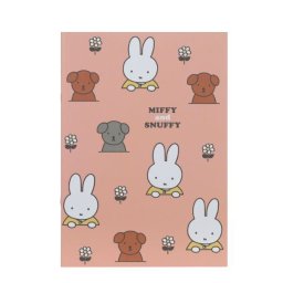 ミッフィー＆スナッフィー A5ノート（ピンク） 文具 文房具 miffy and snuffy 23AW 日本製