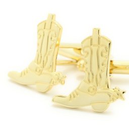 西部劇の勇者カウボーイの証ウェスタンブーツ カフス カフスボタン カフリンクス cufflinks cuffs メンズ 男性 結婚式 ユニーク おもしろ 面白 面白い スーツアクセサリー専門店 父の日 ギフトにも ブライダル 披露宴 二次会 お呼ばれ パーティー おしゃれ カフスマニア