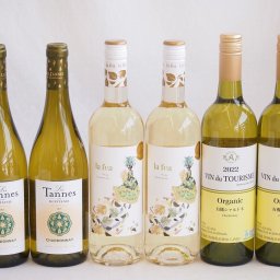 産地別白ワインシャルドネ6本セット(ヴァン ドゥ ツーリズム有機(スペイン) レ タンヌ オクシタン(フランス) ラ フェア ヴィウラ(スペイン)) 750ml×6本