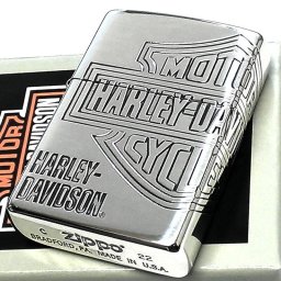 ZIPPO ライター ハーレー ダビッドソン ジッポ ロゴデザイン3面彫刻 シルバー燻し かっこいい 日本限定モデルジッポー おしゃれ メンズ ギフト プレゼント