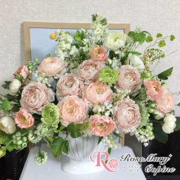 【送料無料】☆アレンジ☆ 高級造花　アーティフィシャルフラワー　アーティシャルフラワー　お祝い　新築祝い　開院祝い　開店祝い　ギフト　プレゼント　オーダー
