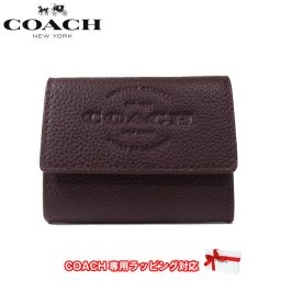 コーチ アウトレット COACH 財布 F24652 ナチュラル レザー ロゴ コインパース / コインケース / 小銭入れ QBOXB(オックスブラッド)【メンズ】【RCP】【楽天カード分割】