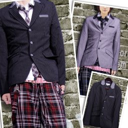 人気 テーラードジャケット メンズ  A サロン系 ２way ストライプ切替3Bテーラードジャケット BLACK（黒） GRAY（灰色）大人気のストライプ柄＆センターベンツ仕様を施したスペシャルメイク 雑誌掲載商品  義理チョコに最適！大量まとめ買い　