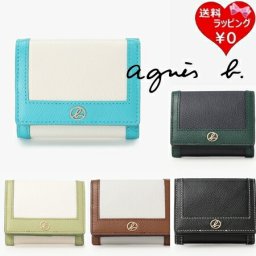 【送料無料】【ラッピング無料】アニエスベー agnes b 折財布 ３つ折り財布 ミニ財布 ウォレット  ブランド 正規品 新品 ギフト プレゼント 人気 おすすめ 誕生日 記念日 クリスマス