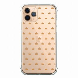 TPUケース 衝撃吸収 耐衝撃 デザイン iPhone12対応ケース クリアケース ハードケース iPhone12Promax iPhone12mini iPhoneSE(第2世代) iPhone11ProMax iPhoneX/XS iPhoneXR iPhone8plus ケースクラウン 小さめ 総柄 フェミニン 大人可愛い