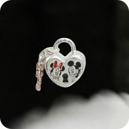 パンドラ PANDORA Disney Mickey Mouse & Minnie Mouse Padlock Charm ブレスレットチャーム 780109C01 レディース シルバー