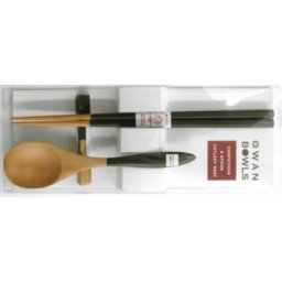 【ギフト対応無料】カラフルカトラリー 3点セット 緑 イシダ 箸ギフト ※送料無料(ポスト投函)