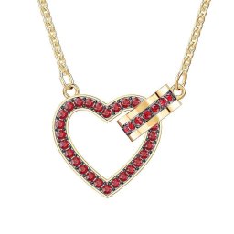 新品 送料無料 SWAROVSKI スワロフスキー LOVELY ラブリー ペンダント ネックレス 5465683 クリスタルパヴェ ハート レディース ゴールド ゴールドコーティング