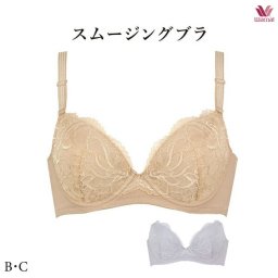 ワコール スムージングブラ 04G 背中すっきり ブラジャー BXC404 3/4カップワイヤー B・Cカップ