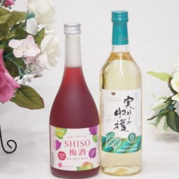 鍛高譚の梅酒と国産ワインセット(実りの収穫 白辛口ワイン 辛口(山梨県)720ml鍛高譚梅酒720ml