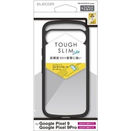エレコム PM-P242TSLFCBK Google Pixel 9／9 Pro TOUGH SLIM LITEケース ハイブリッド カバー ブラック