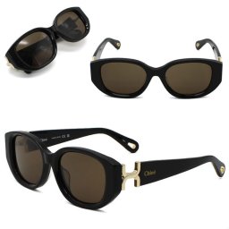 クロエ サングラス Chloe CH0237SK-001 サングラス アジアンフィット ブラック ブラウン メンズ レディース ユニセックス