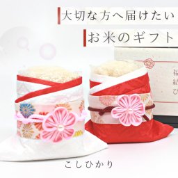 お米 ギフト 結婚内祝い 米寿 縁起物 おしゃれ ハイセンス 出産内祝い 結婚式 引き出物 福結び type45