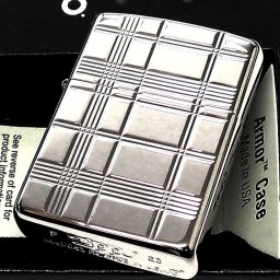 ZIPPO アーマー 限定100個生産 ダイヤモンドクロス ジッポ ライター V刃彫刻 シルバー 重厚 両面加工 銀 かっこいい おしゃれ メンズ ギフト 動画有り