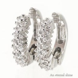 ダイヤモンド イヤリング 0.4ct 18金 k18 18k イエローゴールド ピンクゴールド ホワイトゴールド 中折れ式イヤリング レディース ジュエリー アクセサリー プレゼント ギフト 人気 おすすめ 送料無料