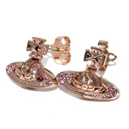 ヴィヴィアンウエストウッド ピアス Vivienne Westwood 62010131 G114 CN PINA BAS RELIEF EARRINGS ピンクゴールド