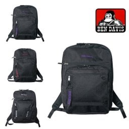 【BEN DAVIS】 リュック 大容量 bdw8411 BIG MESH DAYPACK 30L リュックサック かばん バッグ 通学 部活 中高生 ユニセックス  ギフト プレゼント ブラック