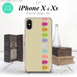 【iPhoneX】【スマホケース/スマホカバー】【アイフォンX】iPhoneX スマホケース カバー アイフォンX カエル・かえる ベージュ nk-ipx-673【メール便送料無料】