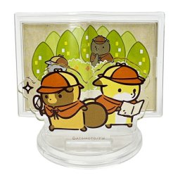 タヌキとキツネ デルコミ アクリルスタンド 日本製