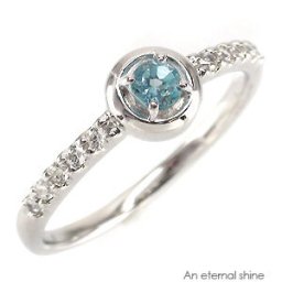 レディース ジュエリー アクセサリー 指輪 ブルートパーズ 11月の誕生石 ダイヤモンド プラチナ900 一粒 リング pt900 ダイヤ 0.1ct ピンキーリング ファランジリング ミディリング プレゼント ギフト 人気 おすすめ 送料無料