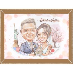 プレゼント 似顔絵 ウェルカムボード 手描き 名入れ ギフト 贈り物 結婚式 婚礼 ウェディング ウェルカムボード 結婚祝い 両親 カップル 新婦 新郎 名入れ 下書き確認 修正無料 実績多数 似てる 親孝行 一生もの ウェディング 一生もの 思い出 ブライダル 感謝の品 百寿祝い カラフル 節目 古希祝い キレイ 二次会 引っ越し 卒寿祝い 色紙 ホワイトデー