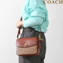 コーチ ショルダーバッグ レディース ブランド キャシー クロスボディ 19 レザー シグネチャー 2WAY 89089 B4NQ4