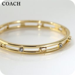 コーチ バングル レディース ブランド COACH ロゴ 506208GLD710 ゴールド アクセサリー