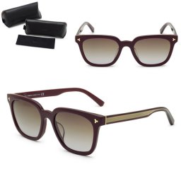 バリー サングラス BALLY BY0085-H/S 69T 54 アジアンフィット UVカット メンズ レディース ユニセックス バーガンディ ブラウングレーグラデーション