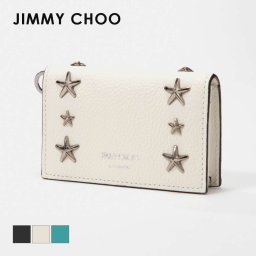 ジミーチュウ JIMMY CHOO CLIFFY UUF カードケース クリフィー メンズ レディース ファッション小物 ビジネス レザー 無地 シンプル スリム ロゴ 本革 カードポルダー 名刺入れ スタースタッズ プレゼント お祝い 記念 通勤 通学 コンパクト ギフト 記念日 ブラック 全3色