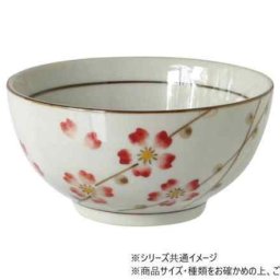 小梅 茶碗 401485 花柄 和陶器 電子レンジ 食洗機 対応 陶磁器製 上品 おしゃれ モダン 飯碗 ご飯茶碗 食器 和モダン 美濃焼風 ギフト プレゼント 贈り物 新生活 引っ越し祝い 結婚祝い 誕生日 毎日使い 来客用
