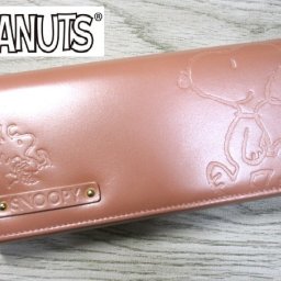 SALE 20%OFF 財布 レディース 長財布 かぶせ スヌーピー SNOOPY ブランド 本革 可愛いピンクパール 大容量タイプ 訳あり 在庫限り