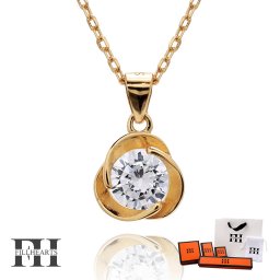 FILL HEARTS ネックレス レディース 女性 大人 ゴールド アクセサリー Rose 薔薇 バラ ローズ 花 ジルコニア 金属アレルギー対応 シルバー925 S925 18K 18金 40cm 小さめ シルバーネックレス