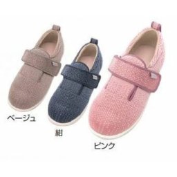 【3E】ダブルマジック3 ニット （品番：1107 ） サイズS～3L 女性用 徳武産業 あゆみ 介護シューズ 施設 病院 室内履き むくみ 靴