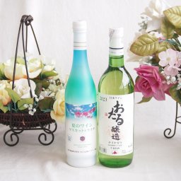 夏のワインマスカット＆ライチと国産ワインセット(おたる醸造 ナイアガラ 白ワイン やや甘口(北海道)720mlマスカット＆ライチ7度(山梨県)500ml