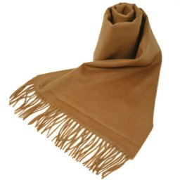 ジョンストンズ JOHNSTONS マフラー WA000057SB3022 19 無地 カシミヤ ストール メンズ レディース DARK CAMEL ブラウン系