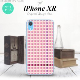 iPhoneXR iPhone XR スマホケース ハードケース 花十時 キュート ピンク メンズ レディース nk-ipxr-1351