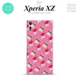 【SO01J】【スマホケース/スマホカバー】【エクスペリア XZ 】SO01J スマホケース XPERIA XZ SO-01J カバー エクスペリア XZ  花柄・バラ（I） ピンク nk-so01j-262【メール便送料無料】