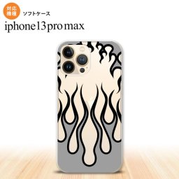 iPhone13ProMax iPhone13 Pro Max ケース ソフトケース ファイヤー 炎 クリア 黒 iPhone13 プロ マックス 6.7インチ おしゃれ かわいい メンズ レディース キッズ デザインたくさん nk-i13pm-tp1312