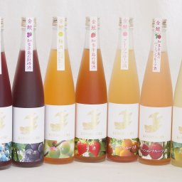 愛知県果物リキュール7本セット(山田錦吟醸ブレンド グレープフルーツ酒 日本酒ブレンドベルガモットオレンジ 日本酒ブレンドパッションフルーツ 純米酒ブレンド巨峰 焼酎ブレンドブルーベリー 日本酒ブレンド苺酒 純米吟醸酒仕込梅酒) 500ml×7本