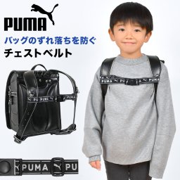 チェストベルト PUMA プーマ ランドセル リュック 後付け ベルト 小学生 子供 子ども 男の子 肩紐 固定 ずれ落ち防止 ずり落ち ずれない ハーネス リュックベルト チェストストラップ フロントストラップ ストッパー 紐だけ 調節可能 バックル 通学 アウトドア