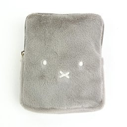 ミッフィー miffy フラットポーチ グレージュ ミッフィー 小物入れ メイクポーチ