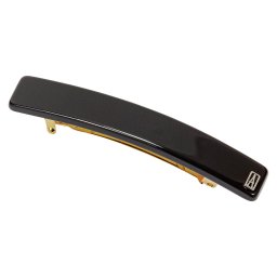 アレクサンドル ドゥ パリ ALEXANDRE DE PARIS バレッタ AA6-735 BLK BASIC CLASSIQUES ベーシック 6cm バータイプ 髪留め レディース ブラック