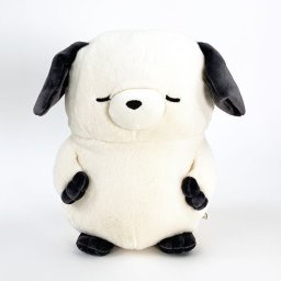 ポクシン 抱きまくら わんた 犬 M ぬいぐるみ リラックス 癒し グレー