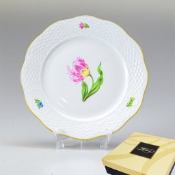 ヘレンド HEREND デザートプレート キティ ピンク プレート 食器 19cm 皿 517000 KY-2 【00517000-KY-2】 内祝い 洋食器 送別会 誕生日 お中元 結婚祝い 結婚式 高級【スペシャルラッピング660円(別売り)】 父の日 母の日 成人祝い ホワイトデー