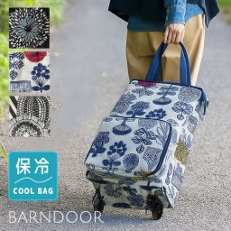 【BARNDOOR バーンドア】保冷 キャリーバッグ (1191199h)レディース 春 夏 秋 冬 北欧 大容量 旅行 ママバッグ マザーズバッグ ナチュラル 花柄 荷物 おしゃれ お買い物 キャスター ナチュラル 新作 ナチュランド 30代 40代 50代 60代 母の日 クリスマス ギフト プレゼント